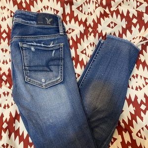 AE SKINNY JEGGING CROP